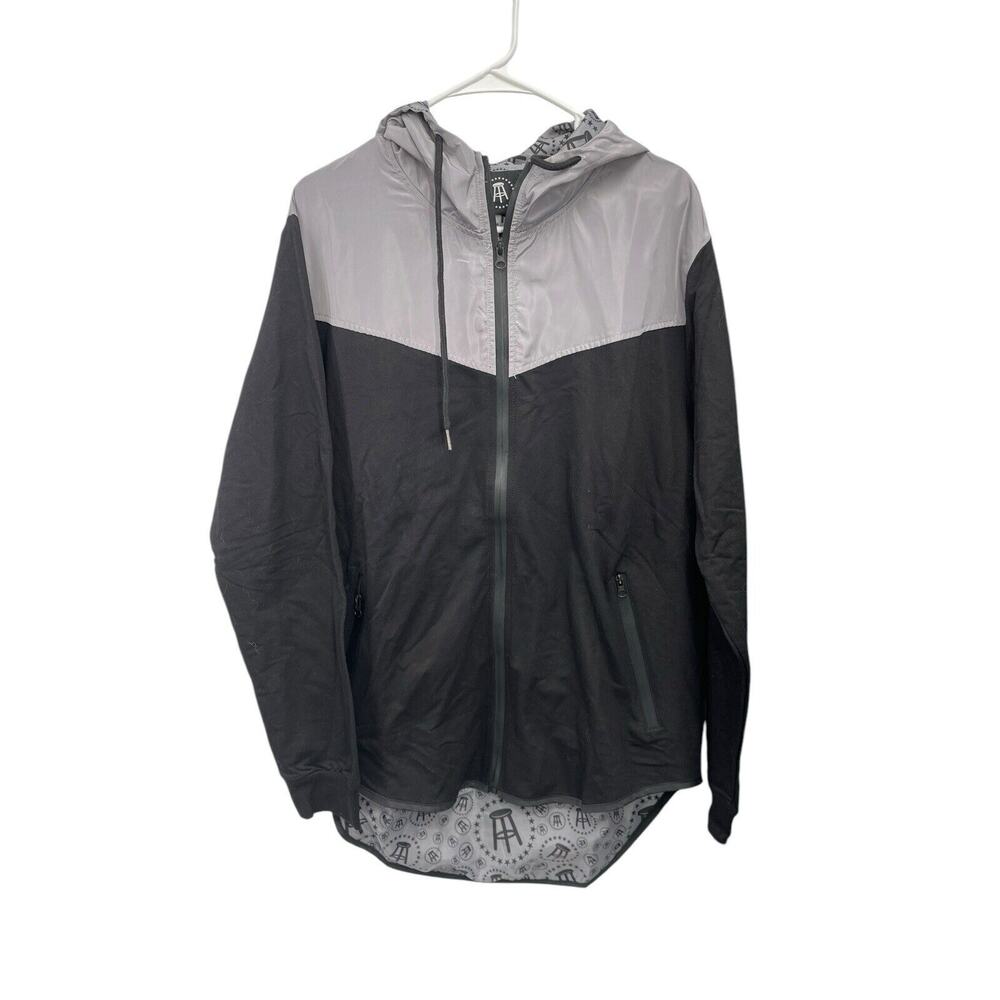 NWT Barstool Sports Viva La Still Jacket Black Gray Size Large